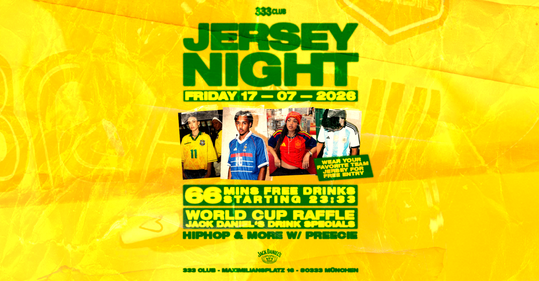 333 JERSEY NIGHT WORLD CUP SPECIAL