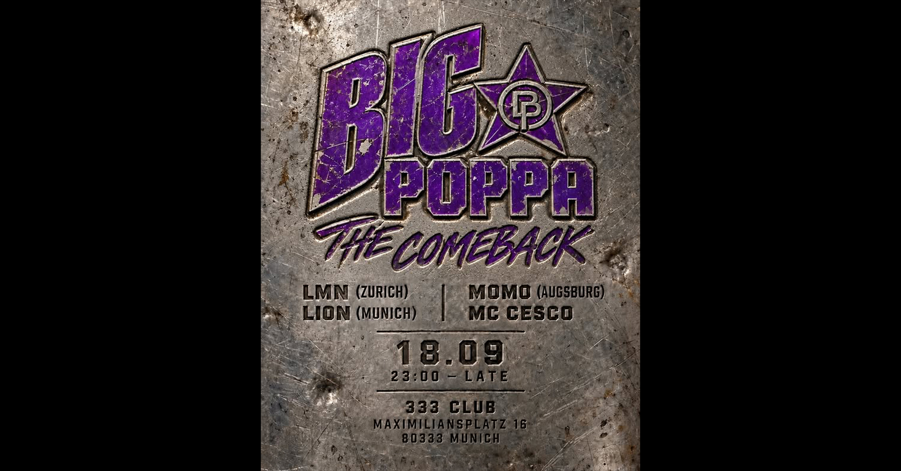 BIG POPPA - The Comeback
