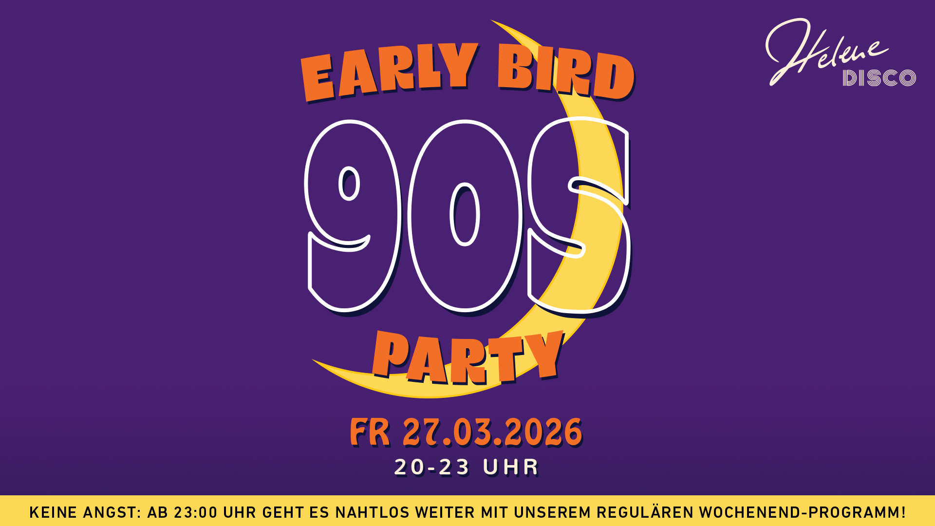 Early Bird 90s Party