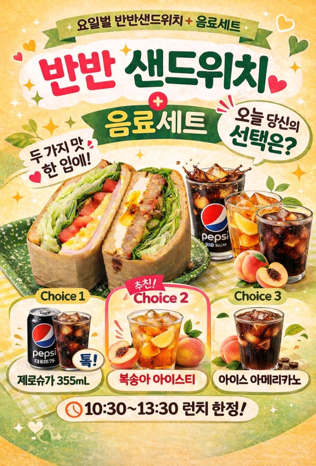 인하대 음식 할인 이벤트 - 새학기 이벤트 (1/2)