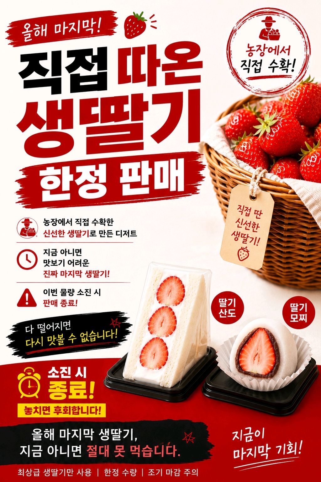 달콤하루 - 직접 딴 생딸기 디저트 - 한정 판매 - 음식 이벤트 썸네일