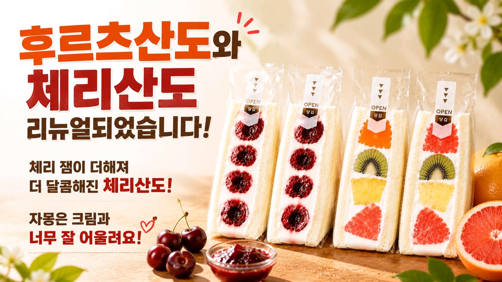 광고 - 인천 신선한 과일 디저트 가게! 달콤하루