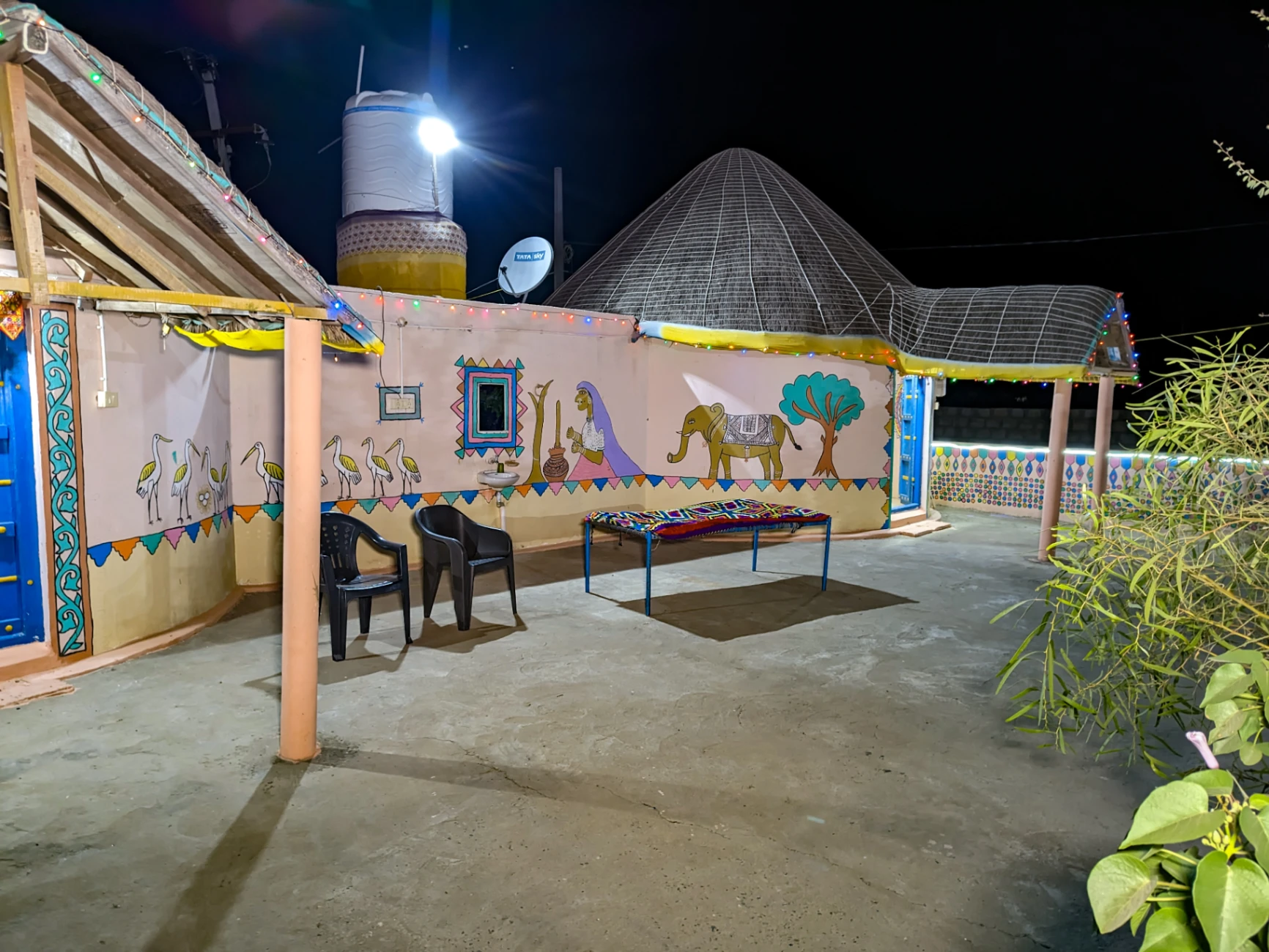 White Rann Homestay courtyard