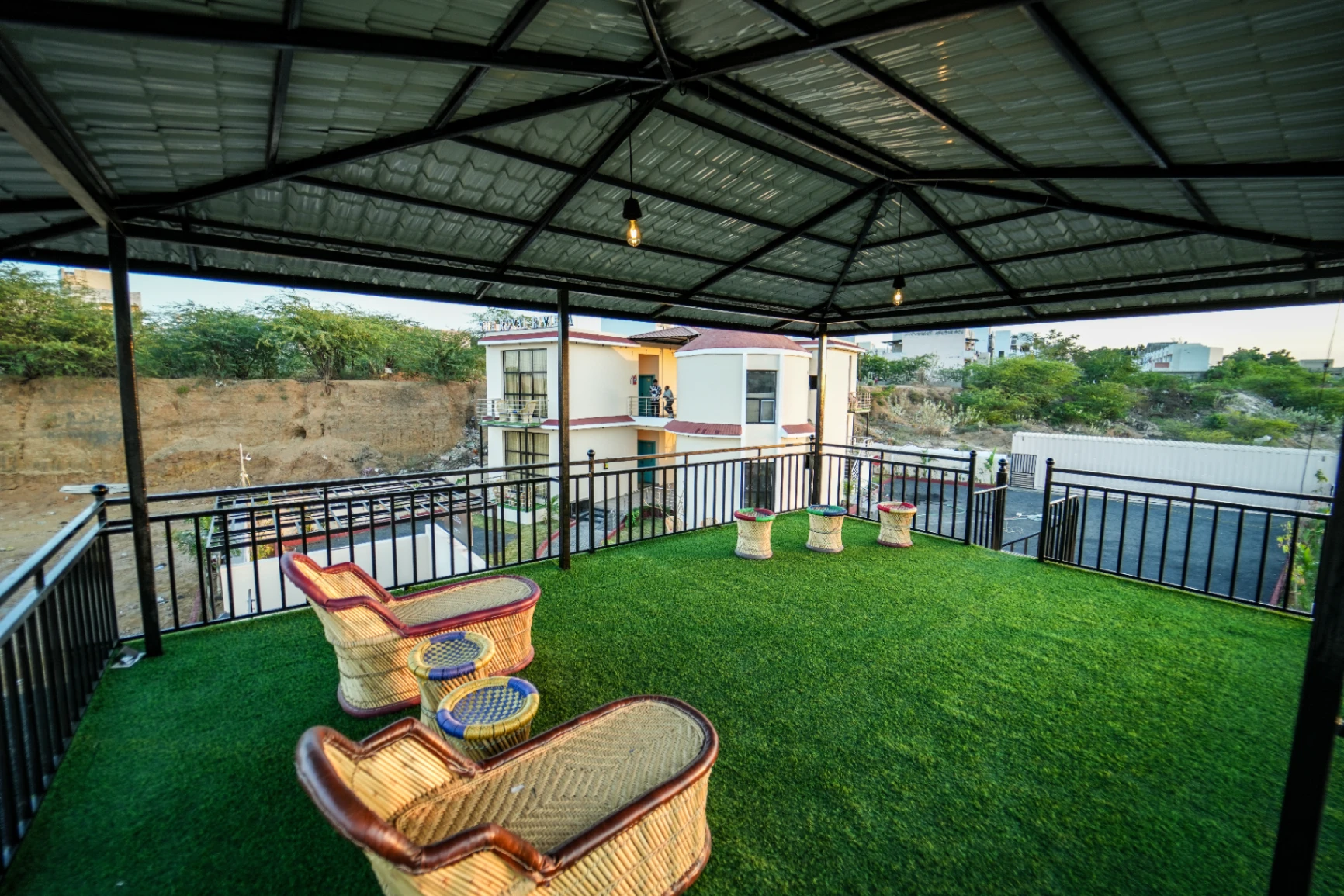 The Royal Rivera Resort courtyard