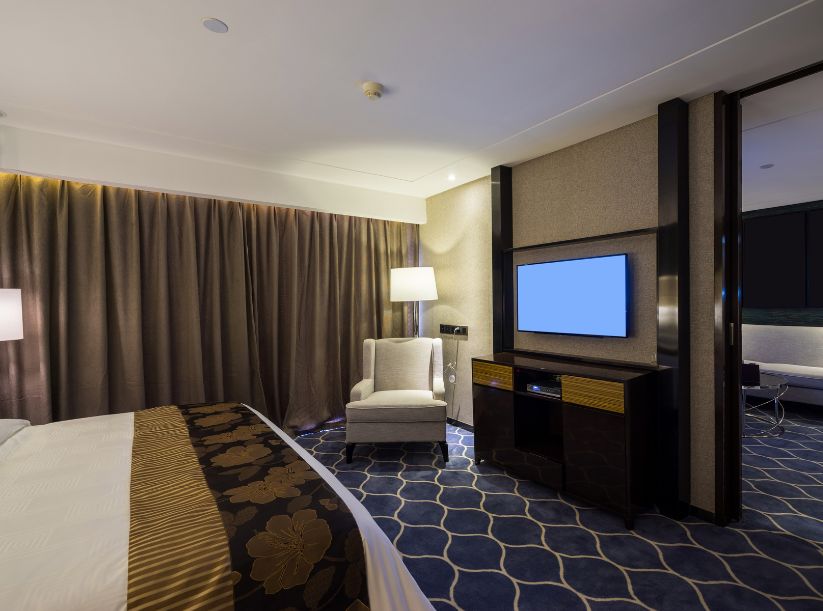 How Should You Position a Hotel Room TV?