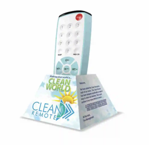 Clean Remote Replacement for Original LG, Samsung & RCA* Hospitality Remotes – CR4 B TWS Transworld Hotel Tech Accessories