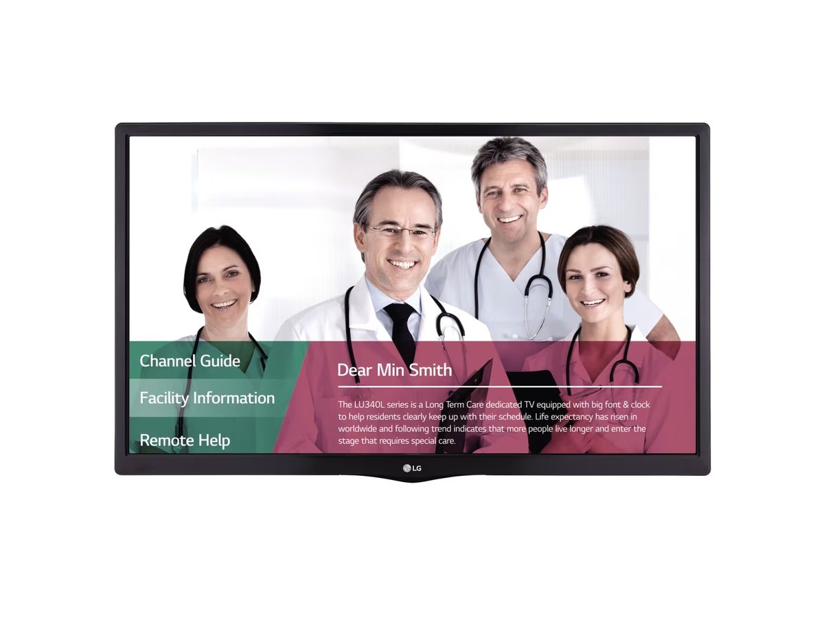LG 24" LN572M Series Pro:Centric UL Listed Healthcare TV - 24LN572MBUB