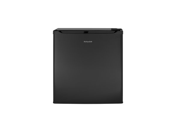 Hotpoint 1.7 CU. FT. Compact Refrigerator in Black - HME02GGMBB - Image 1