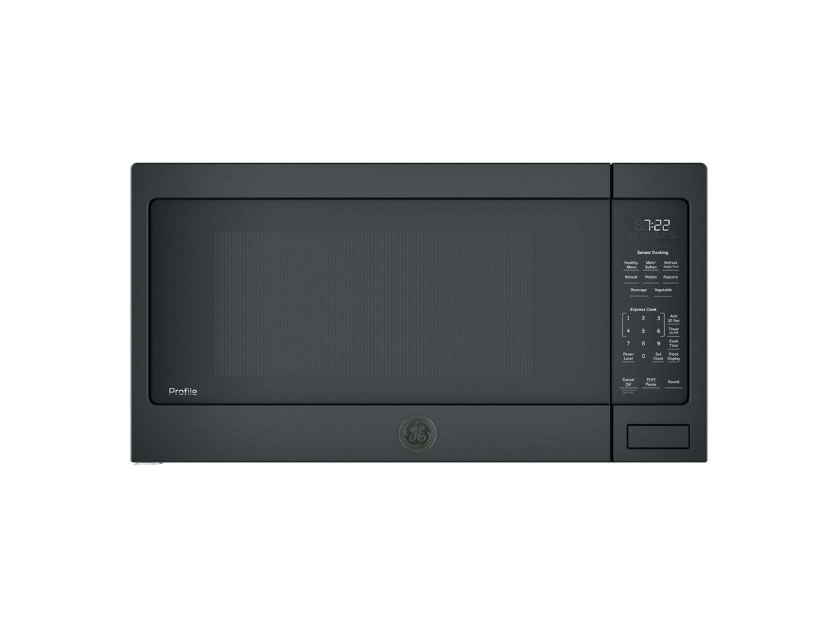 GE Profile 2.2 CU. FT. Countertop Sensor Microwave Oven in Black - PES7227DLBB