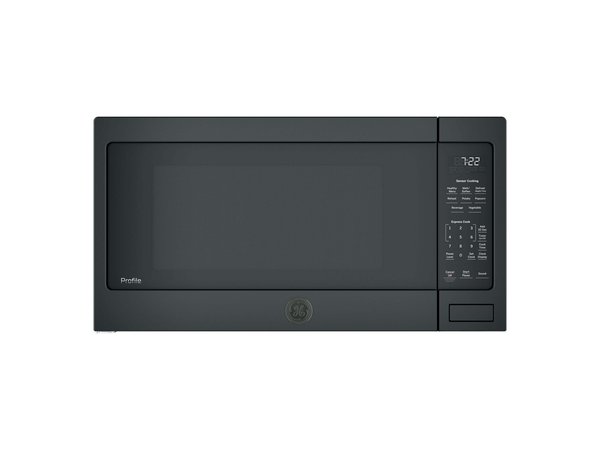 GE Profile 2.2 CU. FT. Countertop Sensor Microwave Oven in Black - PES7227DLBB - Image 1