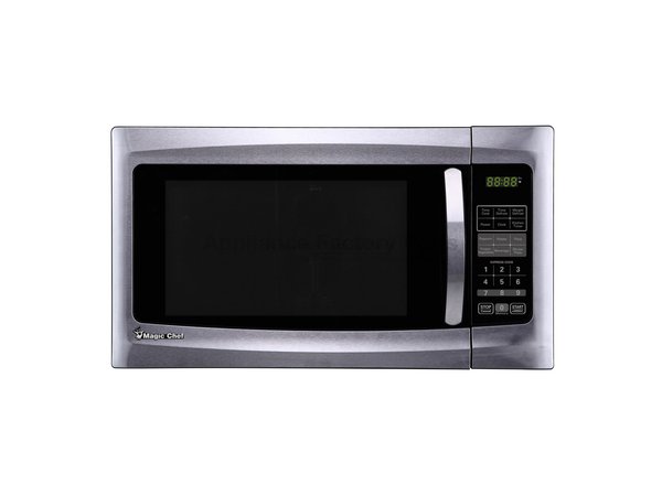 Magic Chef 1.6 CU. FT. Countertop Microwave in Stainless Steel - HMM1611ST - Image 1