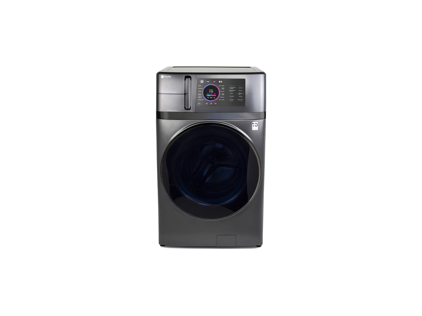 GE Profile 4.8 CU. FT. Capacity UltraFast Combo with Ventless Heat Pump Technology Washer/Dryer - PFQ97HSPVDS