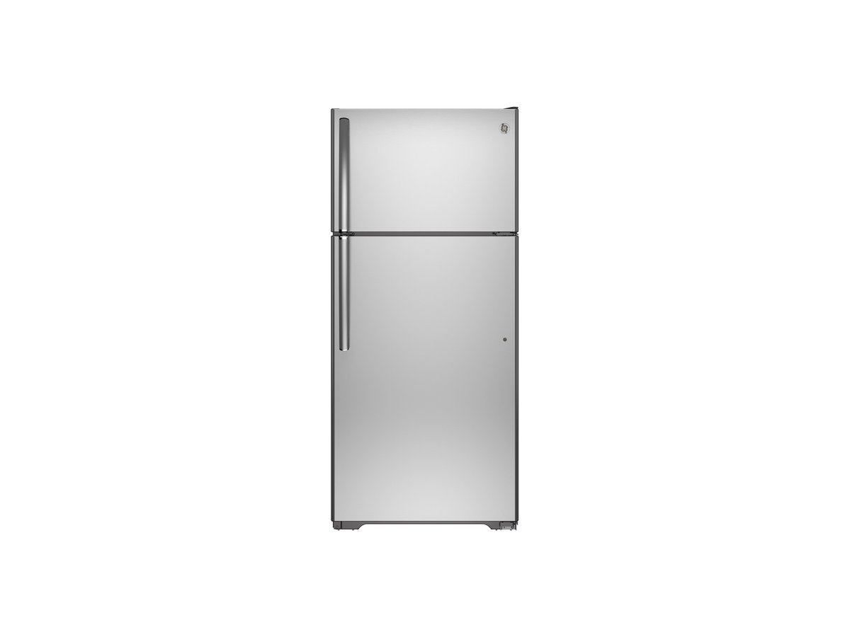 GE ENERGY STAR 18.2 Cu. Ft. Top-Freezer Refrigerator - GIE18ISHSS