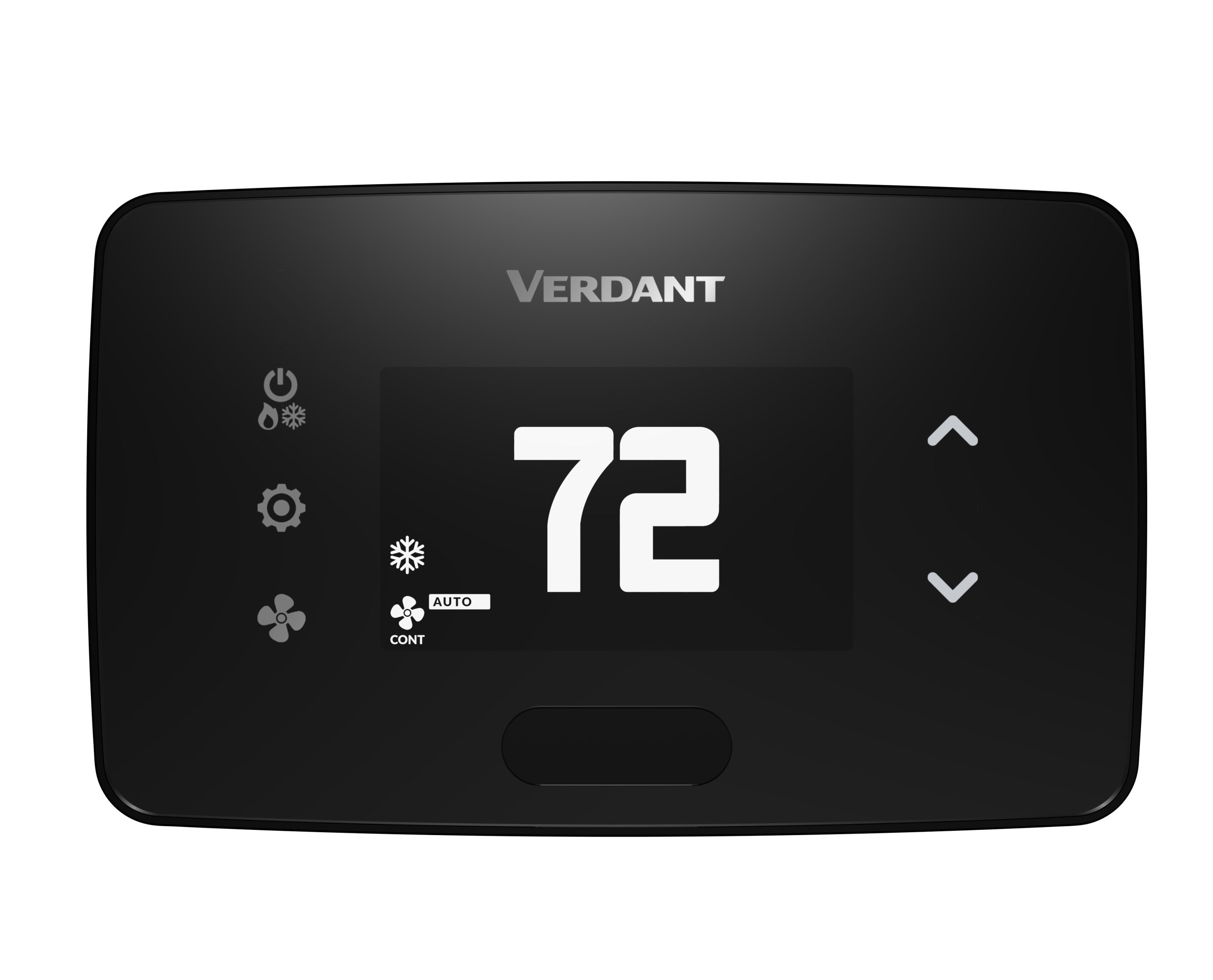 Verdant VX4 Series Thermostat in Black - VX4-TW-B