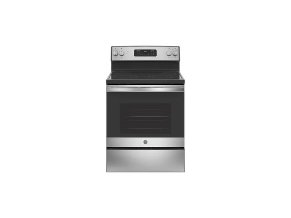 GE 30" 5.3 CU. FT. Free Standing Electric Range  in Stainless Steel - JB645RKSS - Image 1