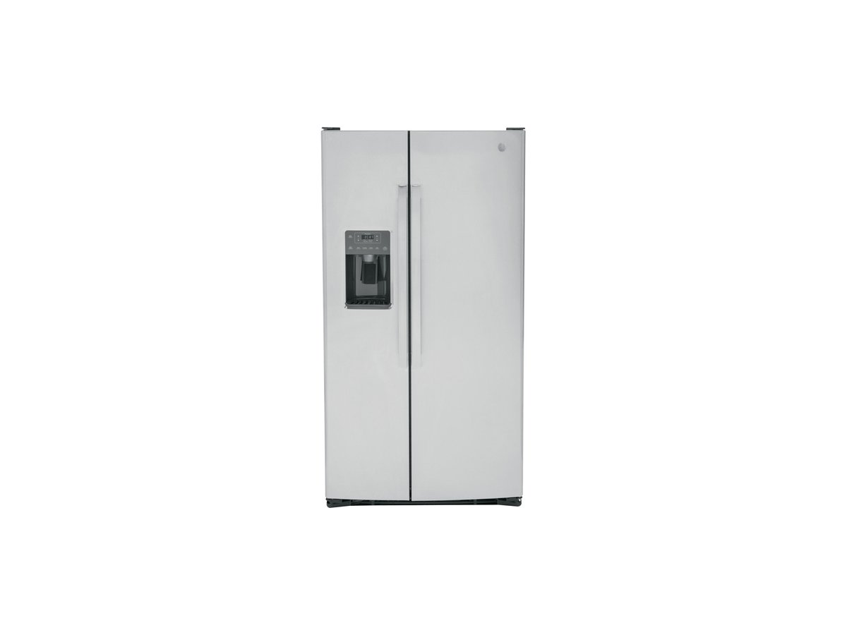 GE 25.3 Cu. Ft. Side-By-Side Refrigerator in Stainless Steel - GSS25GYPFS
