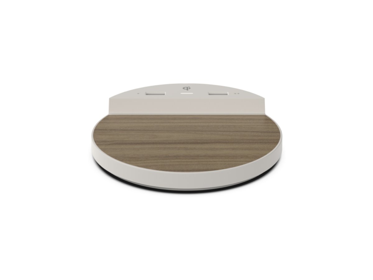 Nonstop Station C Hotel Charging Station with Qi Wireless Charging and Dual USB Outlets - NSC-WW, NSC-BF, NSC-GF