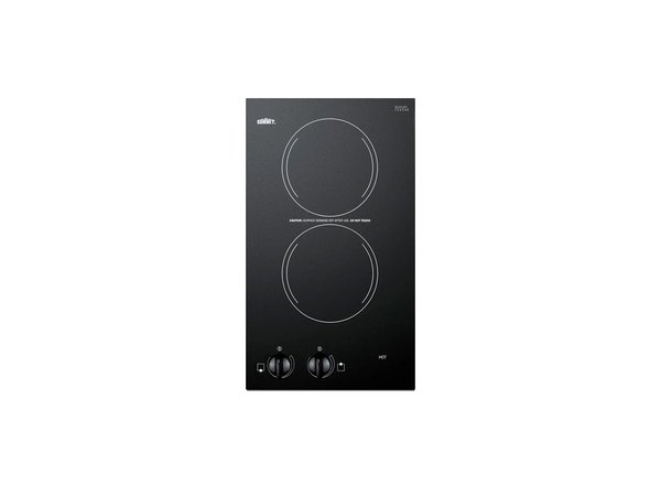 Summit Radiant 2 Burner Cooktop 115V - CR2110B - Image 1