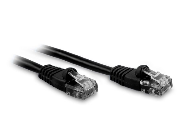 4ft. Cat-5 Snagless Ethernet Cable - Black - Image 1