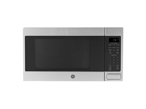 GE 1.6 CU. FT. Countertop Microwave Oven in Stainless Steel - JES1657SMSS - Image 1