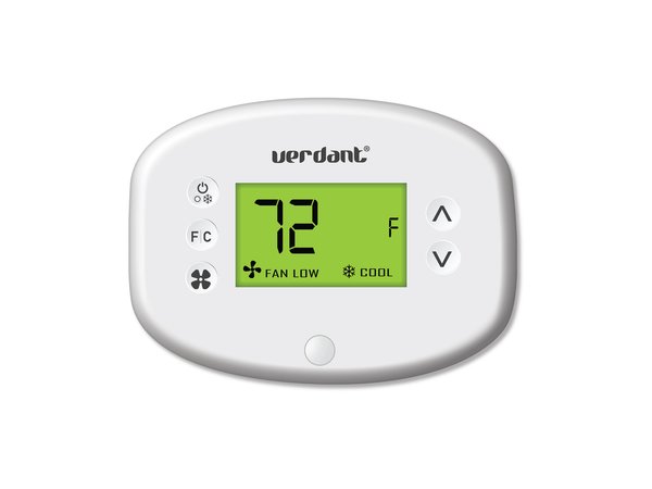 Verdant Energy Management VX Wired Thermostat Kit in White - VX-TR-KT-W - Image 1