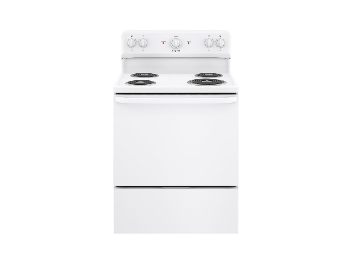 Hotpoint ENERGY STAR 30" Free-Standing Electric Range - RBS160DMWW