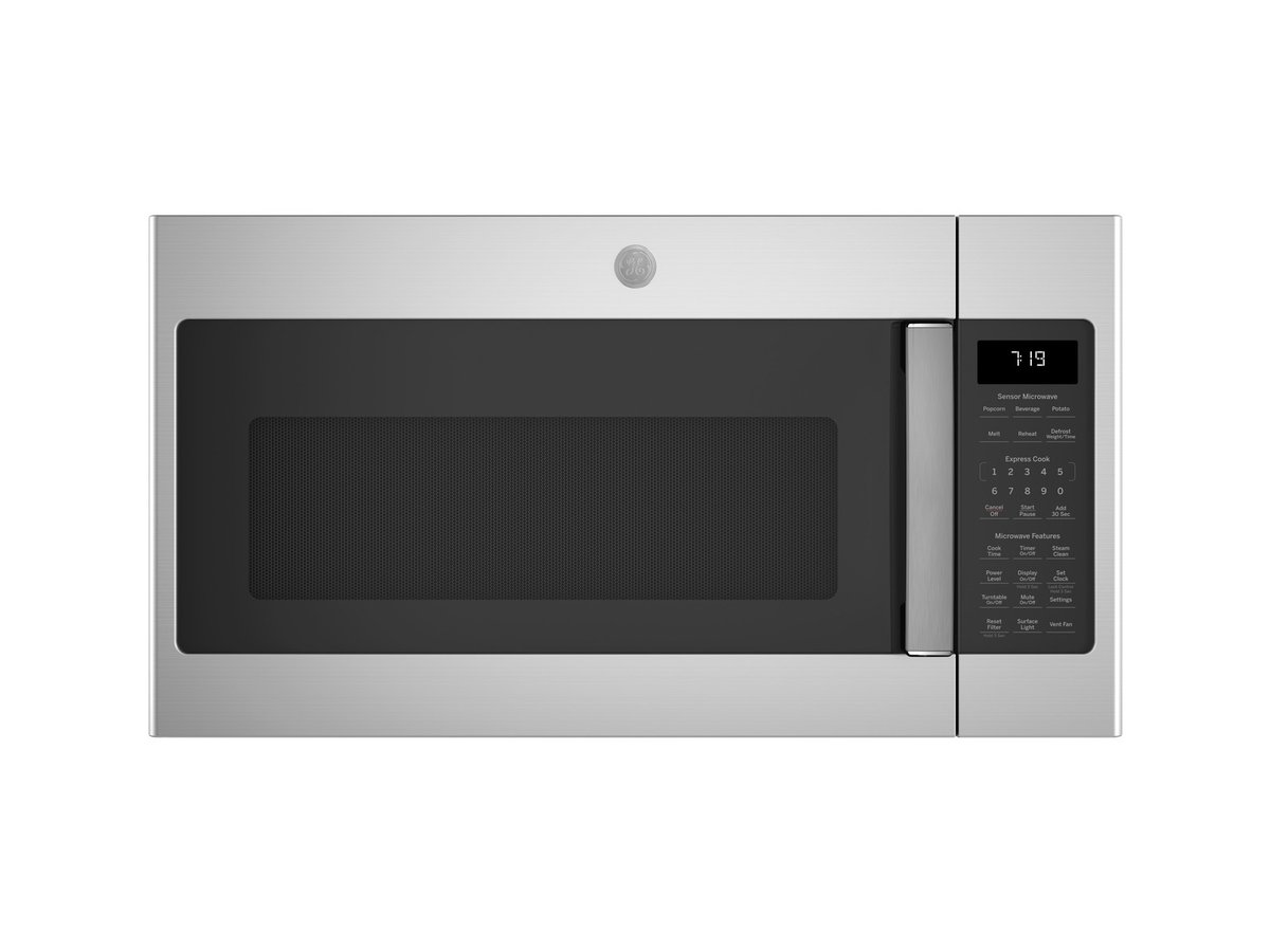 GE 1.9 Cu. Ft. Over-the-Range Sensor Microwave Oven in Stainless Steel - JVM7195SKSS