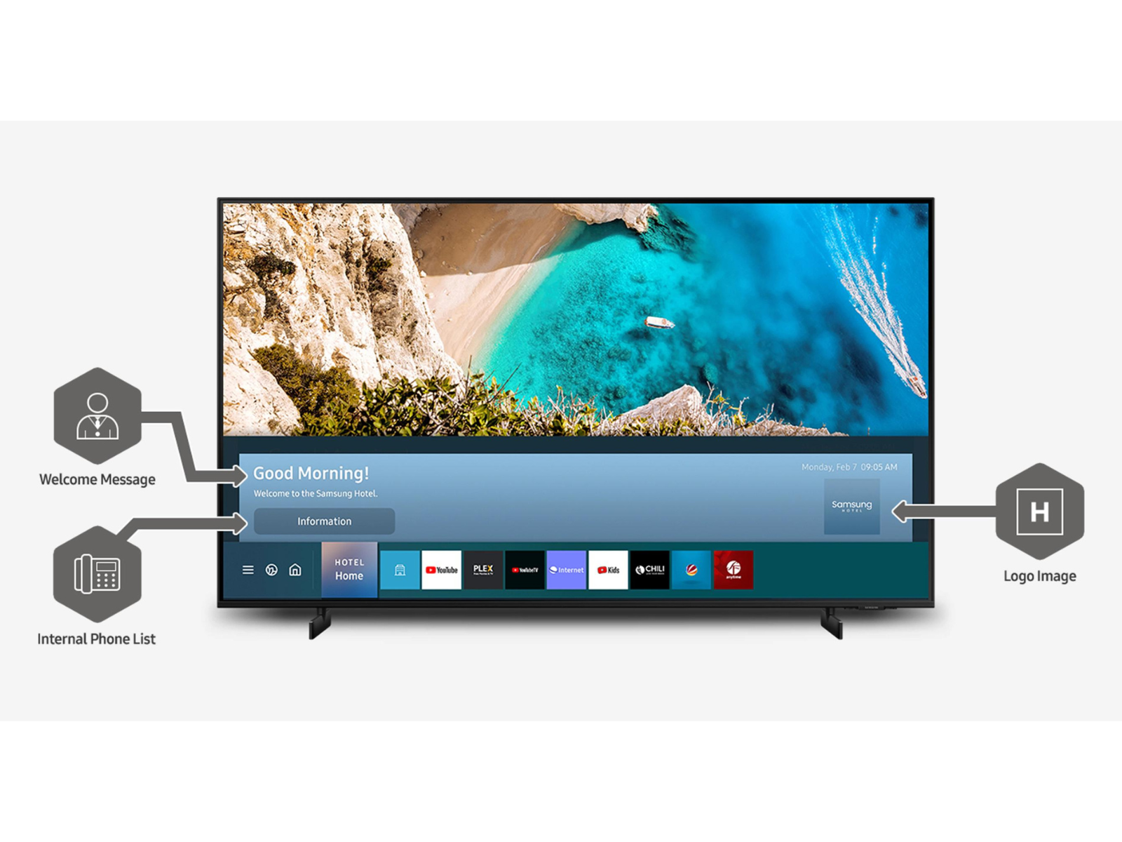 Samsung AU8000 Series 50" 4K UHD Smart TV – HG50AU800NFXZA
