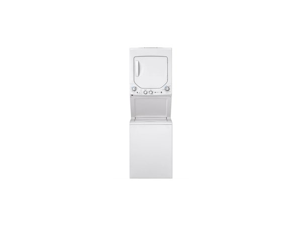 GE Unitized Spacemaker 2.3 CU. FT. Washer and 4.4 CU. FT. Electric Dryer - GUD24ESSMWW - Image 1