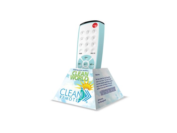 Clean Remote Universal TV remote control designed for use in hospitality and healthcare facilities - CR2M - Image 1