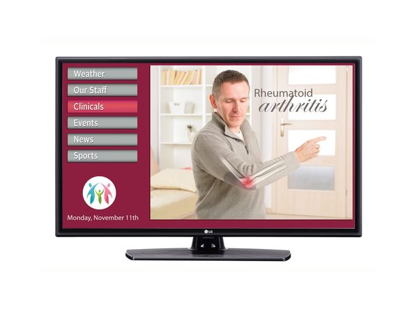 LG 55" LV560H Series Pro:Centric Hospitality LED TV with Integrated Pro:Idiom - 55LV560H - Image 1
