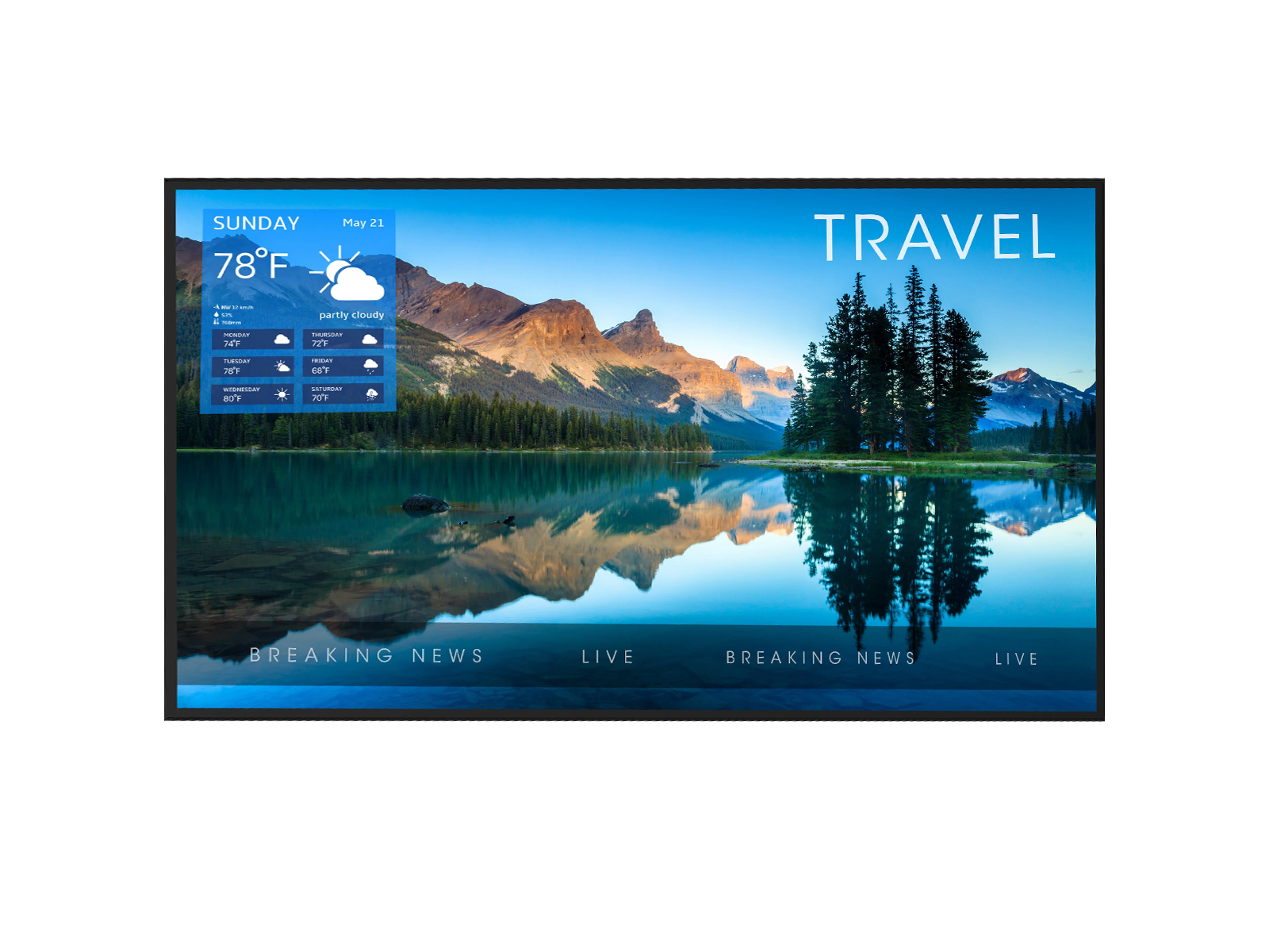 Peerless 65" Xtreme High Bright Outdoor Display - XHB652