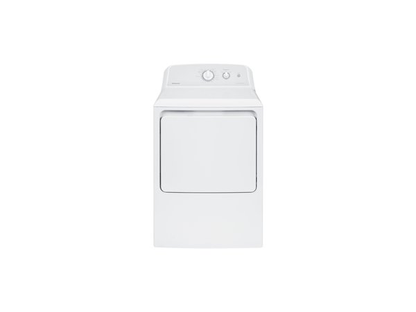 Hotpoint 6.2 CU. FT. Capacity aluminized alloy Electric Dryer - HTX24EASKWS - Image 1