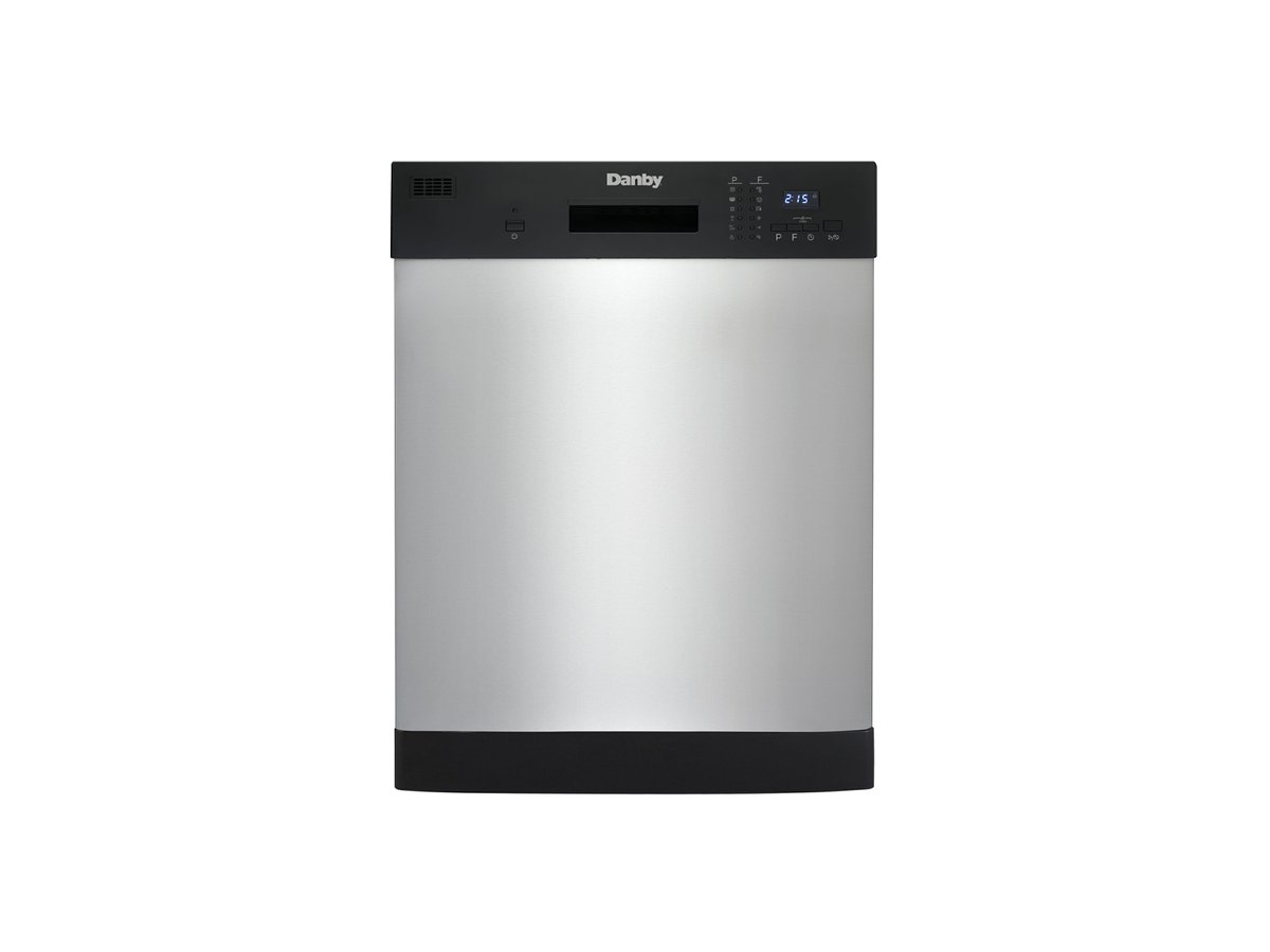 Danby 24″ Wide Built-in Dishwasher in Stainless Steel - DDW2404EBSS