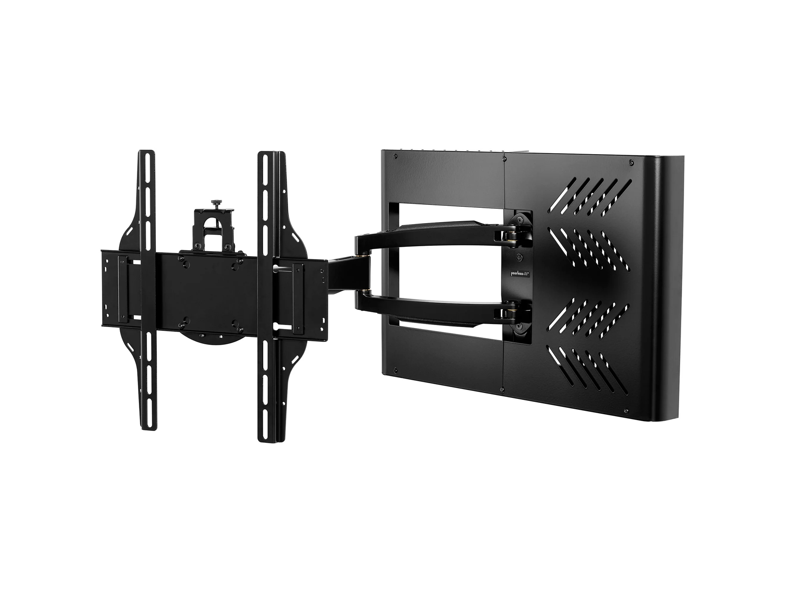 Peerless-AV Hospitality Arm Wall Mount with STB Cabinet FOR 43" to 55" TVs - HA746-STB