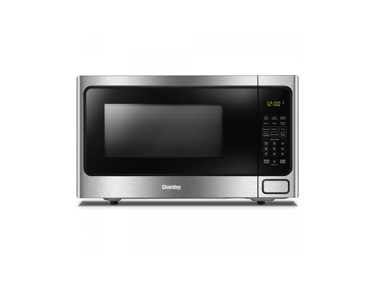 Danby Designer 1.1 cu. ft. Countertop Microwave in Stainless Steel - DDMW1125BBS