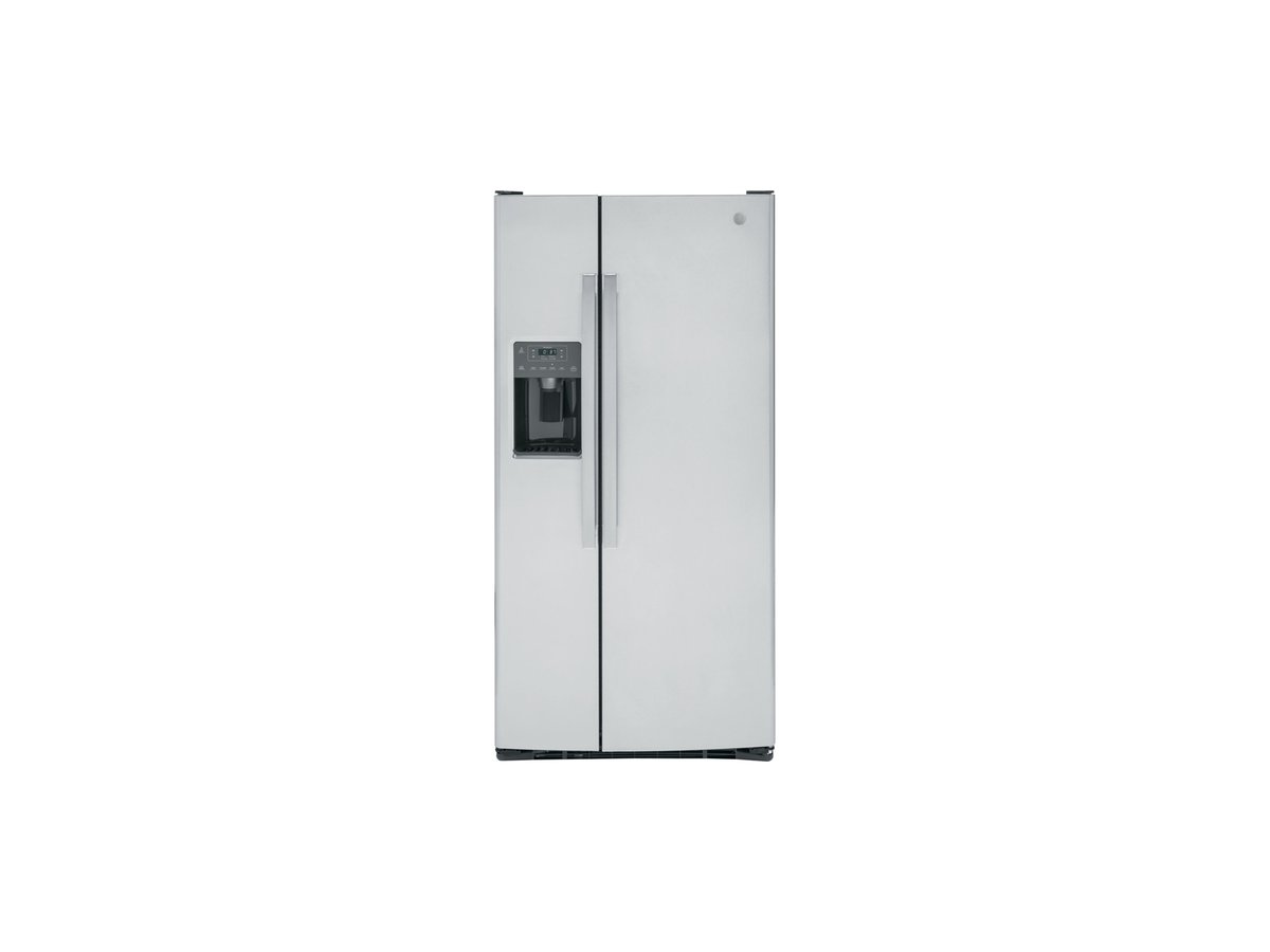 GE 23.0 Cu. Ft. Side-By-Side Refrigerator in Stainless Steel - GSS23GYPFS