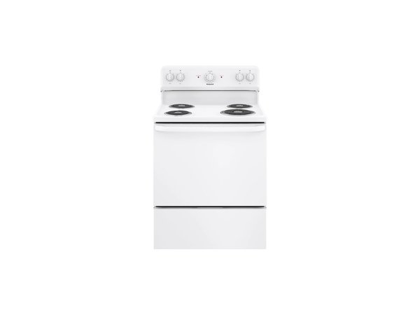Hotpoint 30" Free Standing Electric Range in White - RBS160DM - Image 1