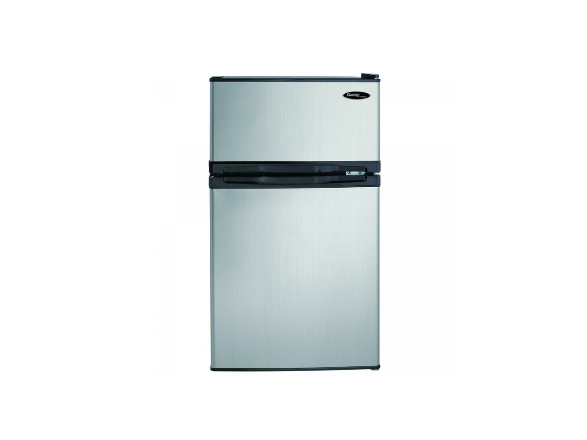 Danby Designer 3.1 cu. ft. 2-door Compact Fridge in Stainless Steel - DCR031B1BSLDD