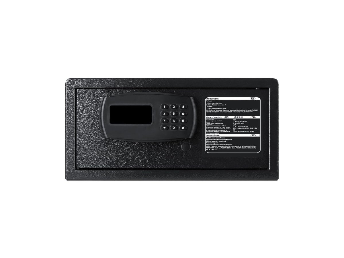 Summit HSF10B In-Room Hotel Safe - Black - HSF10B