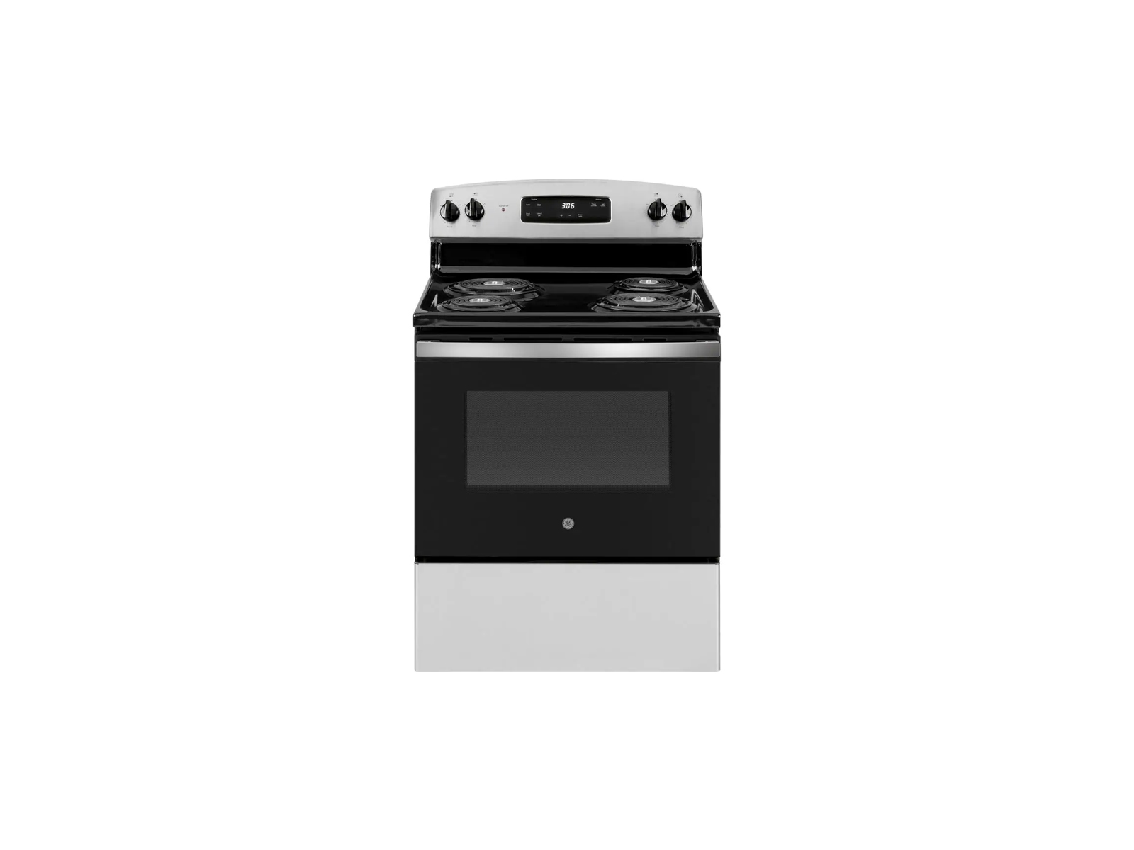 GE 30" Free Standing Electric Range in Stainless Steel - JBS360RMSS