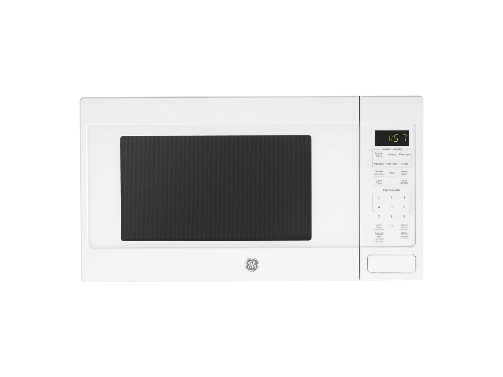 GE 1.6 CU. FT. Countertop Microwave Oven in White - JES1657DMWW