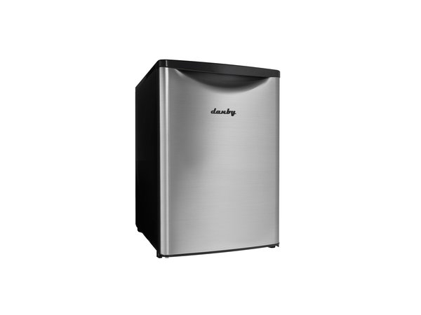 Danby 2.6 CU. FT. Contemporary Classic Compact Refrigerator, Energy Star in Spotless Steel - DAR026A2BSLDB - Image 1