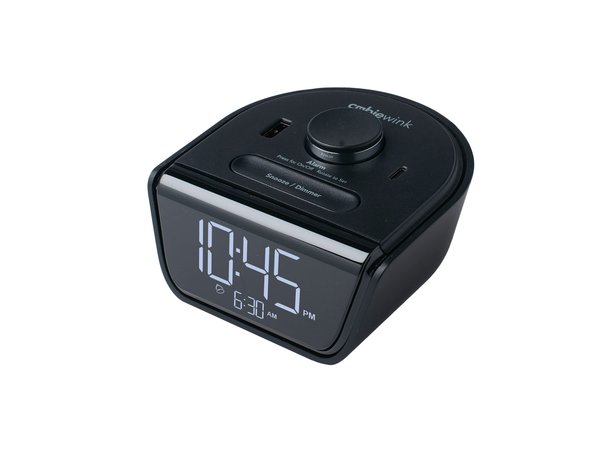 BrandStand CubieWink 2.0 Alarm Clock w/ 1 USB-A & 1 USB-C Port - BPECW - Image 1