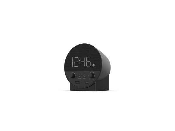 Nonstop Station R Hotel Wellness Clock, Sound Machine and Charging Station - NSR-BF - JetWay Black