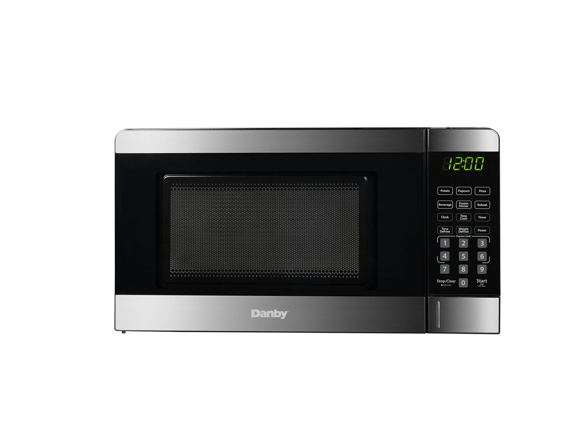 Danby 0.7 cu. ft. Countertop Microwave in Stainless Steel - DBMW0720ASD