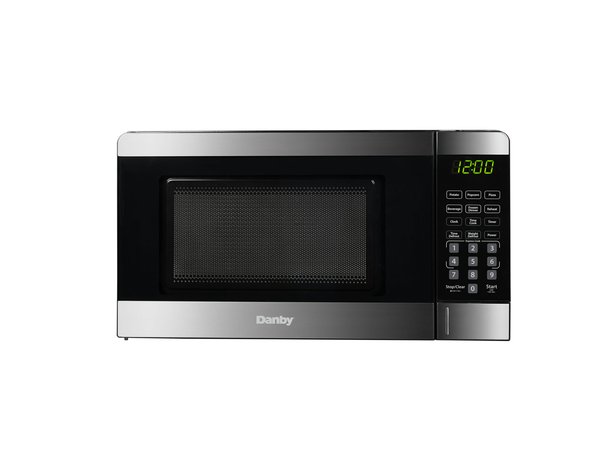Danby 0.7 cu. ft. Countertop Microwave in Stainless Steel - DBMW0720ASD - Image 1