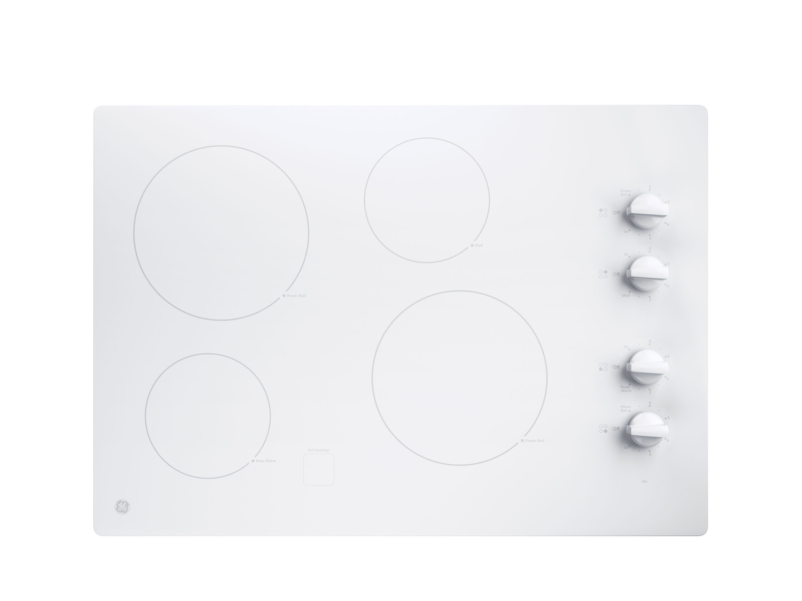 GE 30" Built-In Knob Control Electric Cooktop - JP3030TWWW