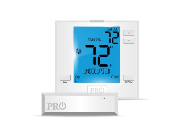 Pro1 Wireless Universal Thermostat Up to 1 Heat 1 Cool Conventional, Up to 2 Heat 1 Cool Heat Pump - T731W - Image 1