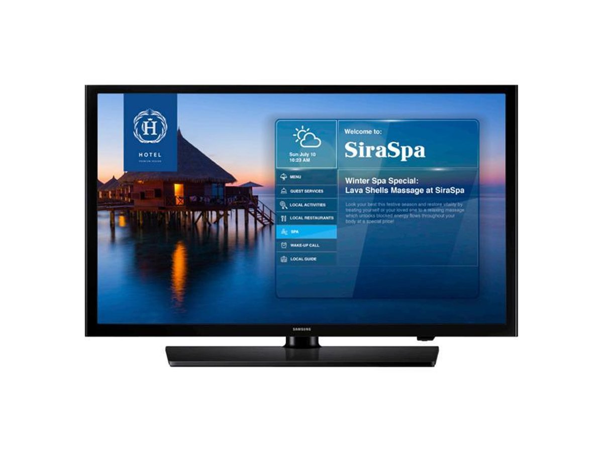 Samsung 32" NE478 Series Standard Direct-Lit LED Hospitality TV for Guest Engagement - HG32NE478KFXZA